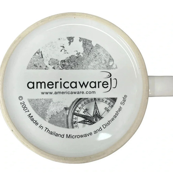 Americaware‎ Yorkshire Terrier Relief Stoneware Coffee Mug 3D 18oz - Picture 7 of 7